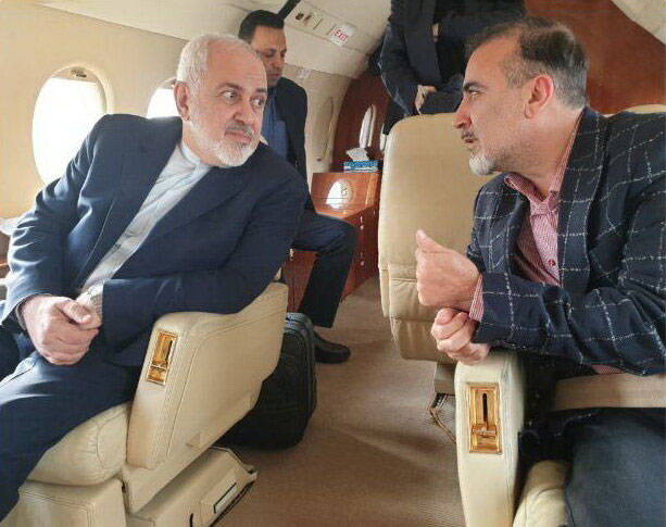 سلیمانی به همراه ظریف در راه بازگشت به تهران است - Soleimani and Zarif are on their way back to Tehran
