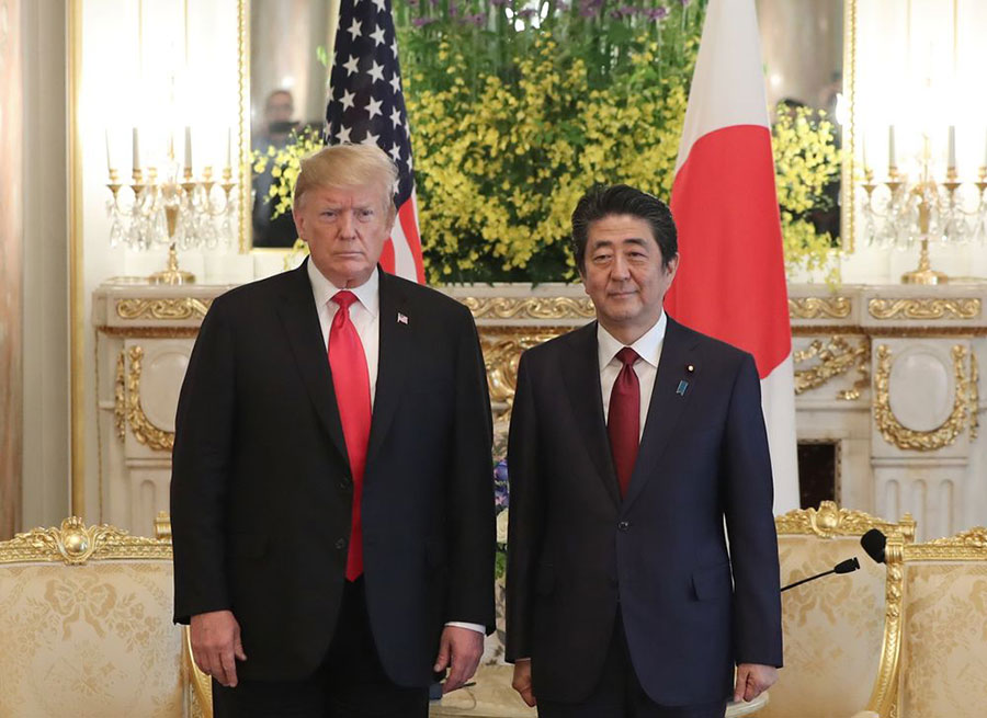 گفتوگوی ترامپ و آبه پس از سفر روحانی به ژاپن - Trump and Abe talk after a Rouhani visit to Japan گفتوگوی ترامپ و آبه پس از سفر روحانی به ژاپن - Trump and Abe talk after a Rouhani visit to Japan