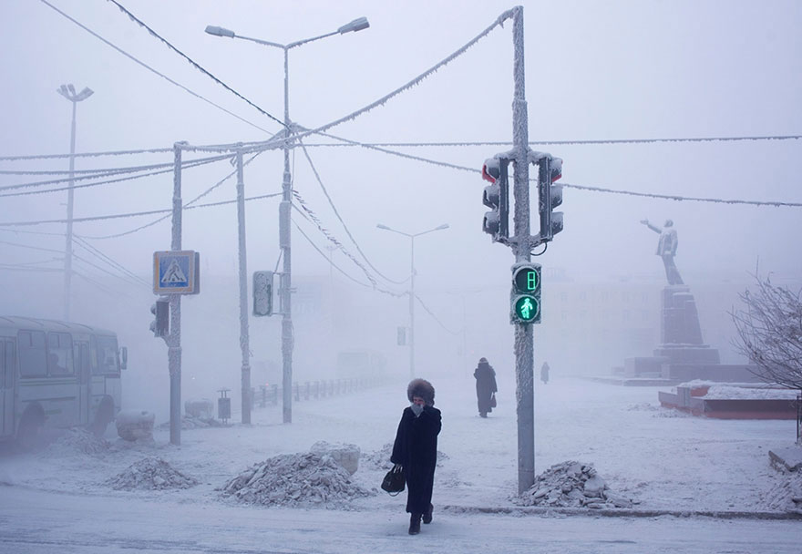 یکی از سردترین نقاط مسکونی جهان به نام اویمیاکون در روسیه وجود دارد