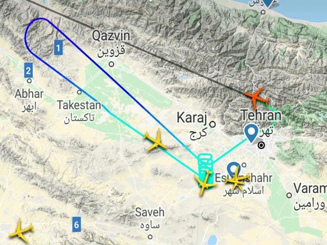 نقص فنی پرواز تهران - استانبول دقایقی پس از پرواز به خیر گذشت