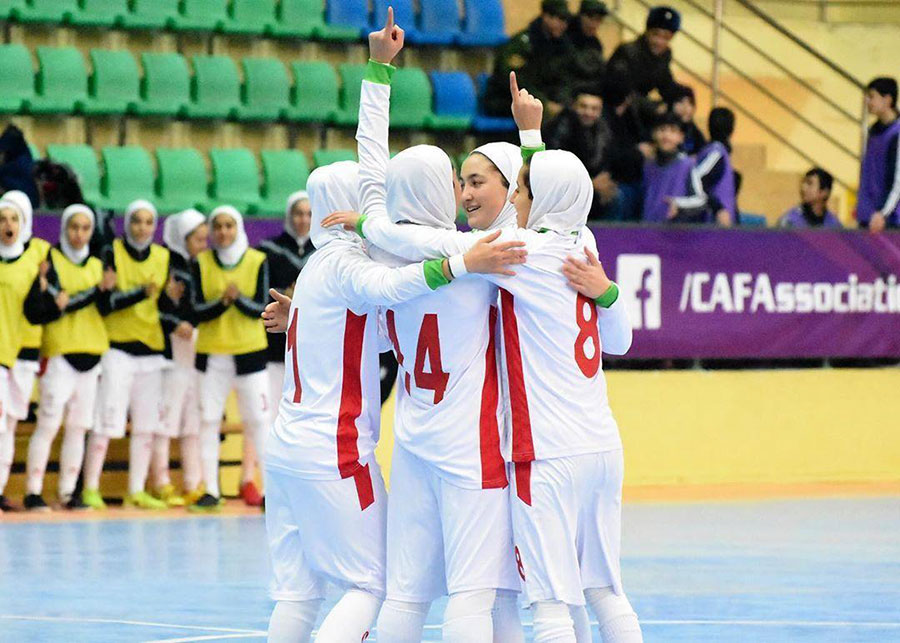 تیم فوتسال دختران زیر 20 سال ایران قهرمان جام کافا شدند