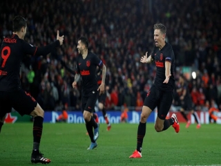لیگ قهرمانان اروپا ؛ لیورپول 2 - 3 اتلتیکو مادرید ؛ حذف مدافع عنوان قهرمانی !