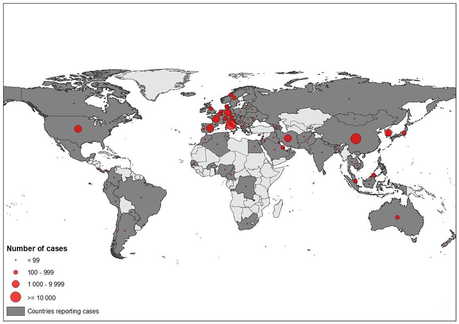 120 کشور درگیر ویروس کرونا - 120 countries involved in coronavirus
