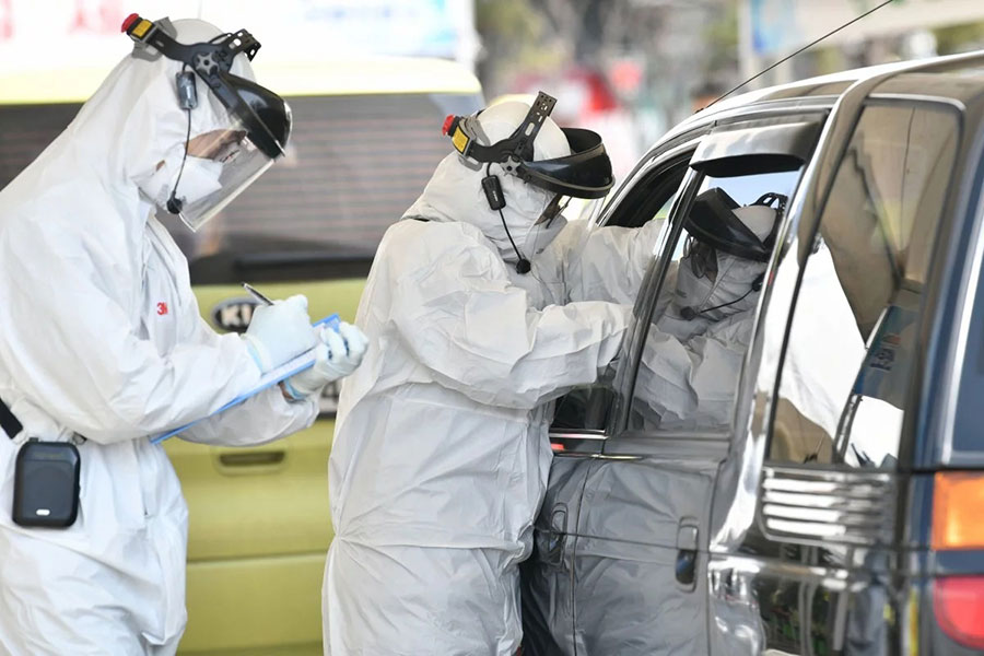 ابتلای 7382 نفر به کرونا در کره جنوبی - 7382 people infected with corona in South Korea