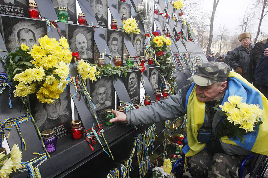 ششمین سالگرد انقلاب غربگرایان در اوکراین