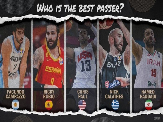 حامد حدادی در بین 5 پاسور برتر جهان از نگاه FIBA