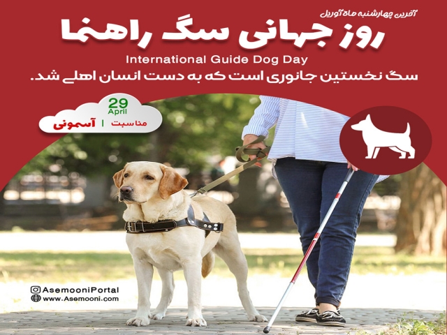 29 آوریل ، روز جهانی سگ راهنما