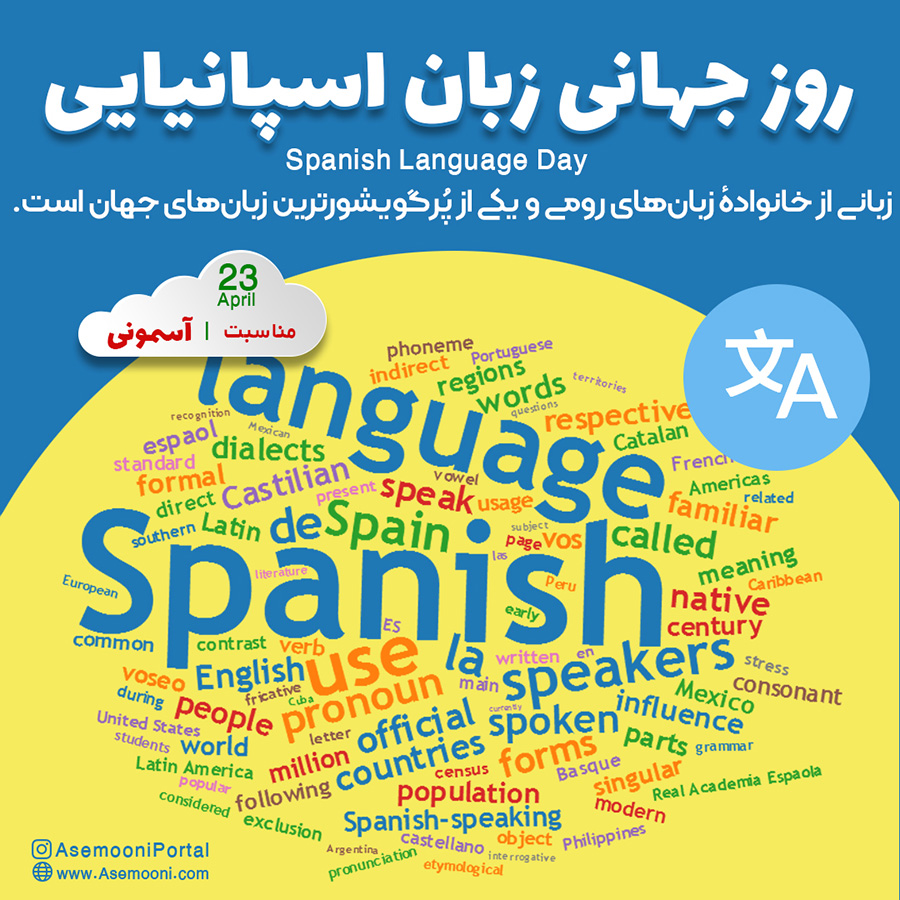 روز جهانی زبان اسپانیایی - Spanish language day