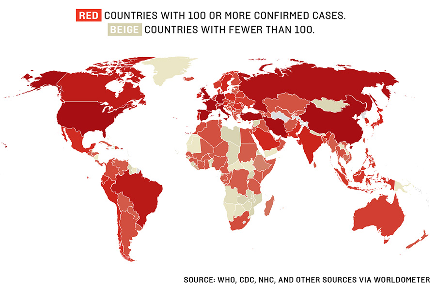 آمار کووید 19 در جهان - Statistics of covid 19 in the world