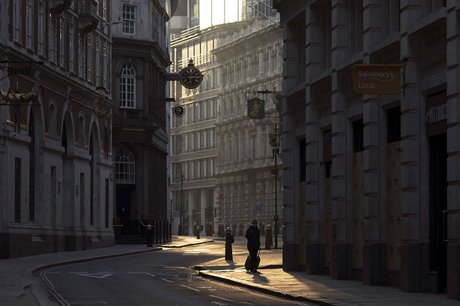 طلوع آفتاب در لندن، انگلیس