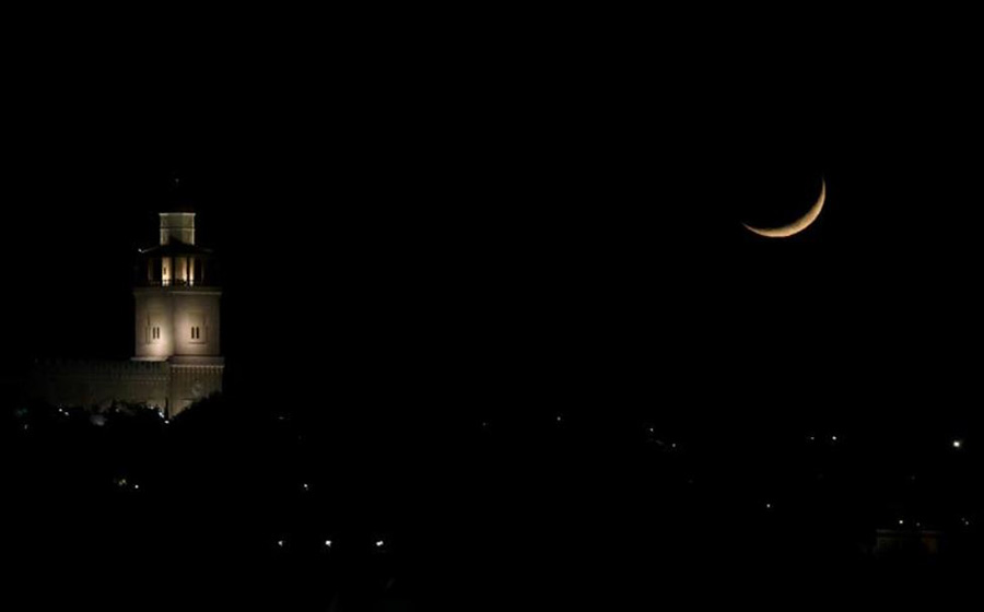هلال ماه رمضان در شهر امان (پایتخت) اردن