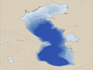 سطح آب دریای خزر به کمترین میزان خود طی 30 سال اخیر رسید
