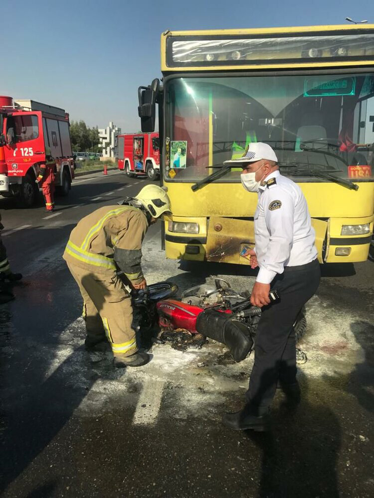 تصادف شدید در اتوبان آزادگان - Severe accident on Azadegan highway