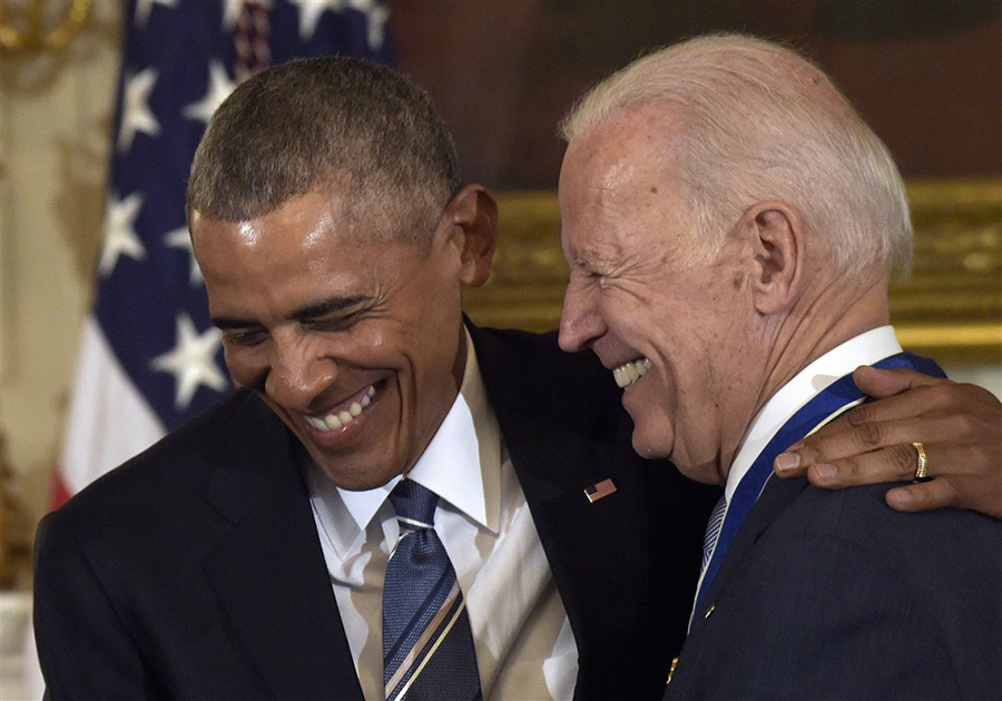 جو بایدن و باراک اوباما (رییس جمهور سابق آمریکا)