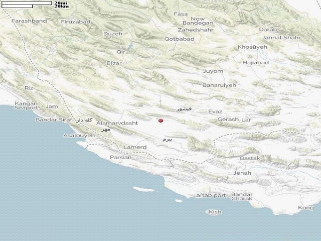 زلزله‌ 5.1 ریشتری فارس را لرزاند