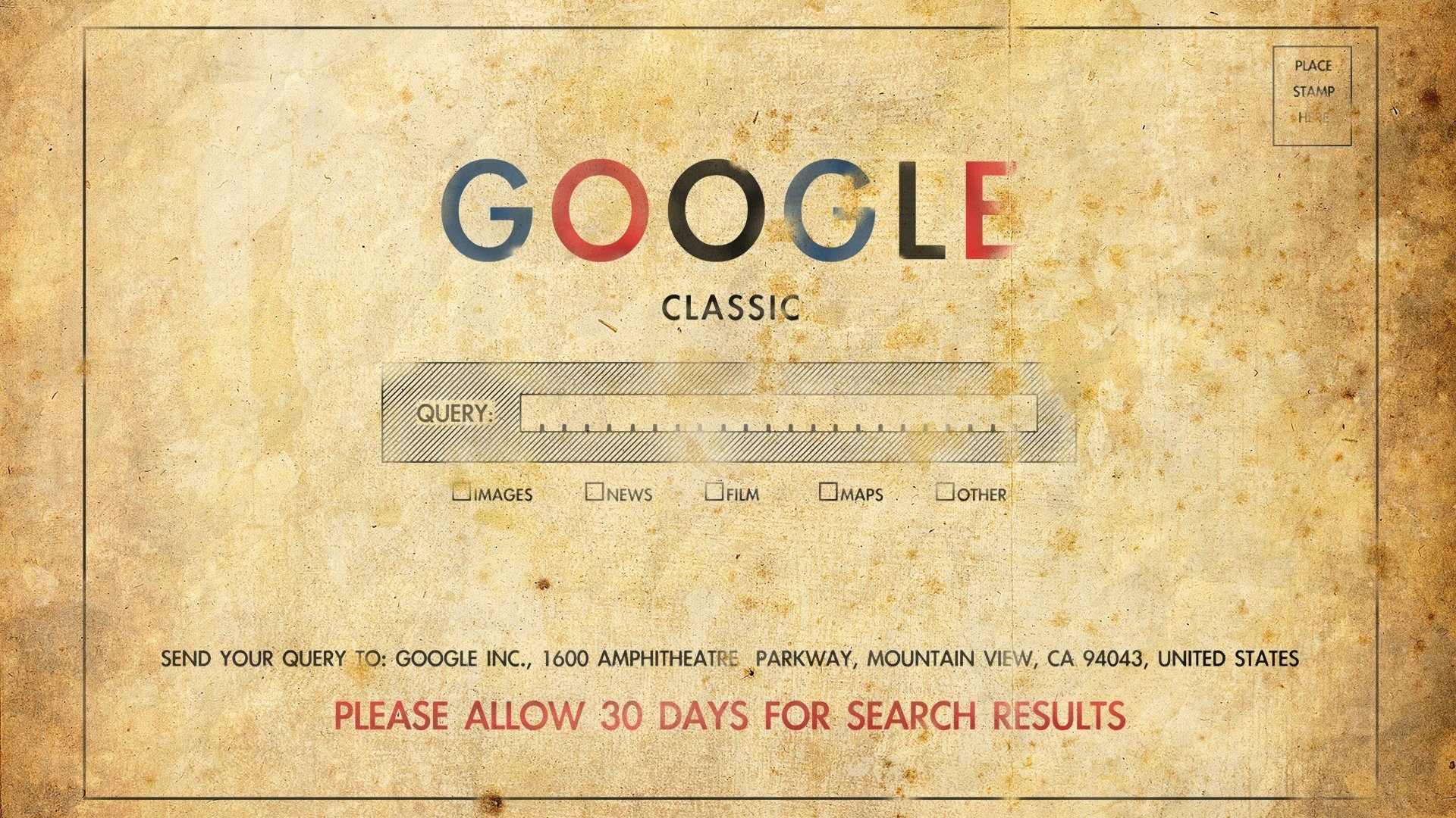 طراحی قدیمی گوگل