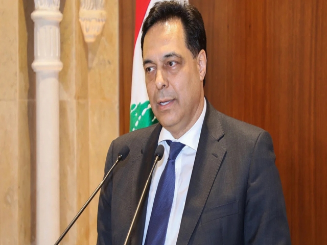 دیاب استعفای دولت لبنان را اعلام کرد دیاب استعفای دولت لبنان را اعلام کرد
