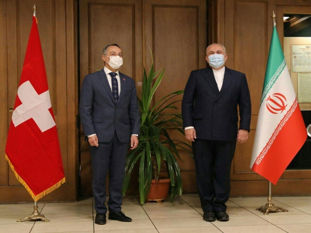 وزیر خارجه سوئیس با ظریف دیدار کرد وزیر خارجه سوئیس با ظریف دیدار کرد